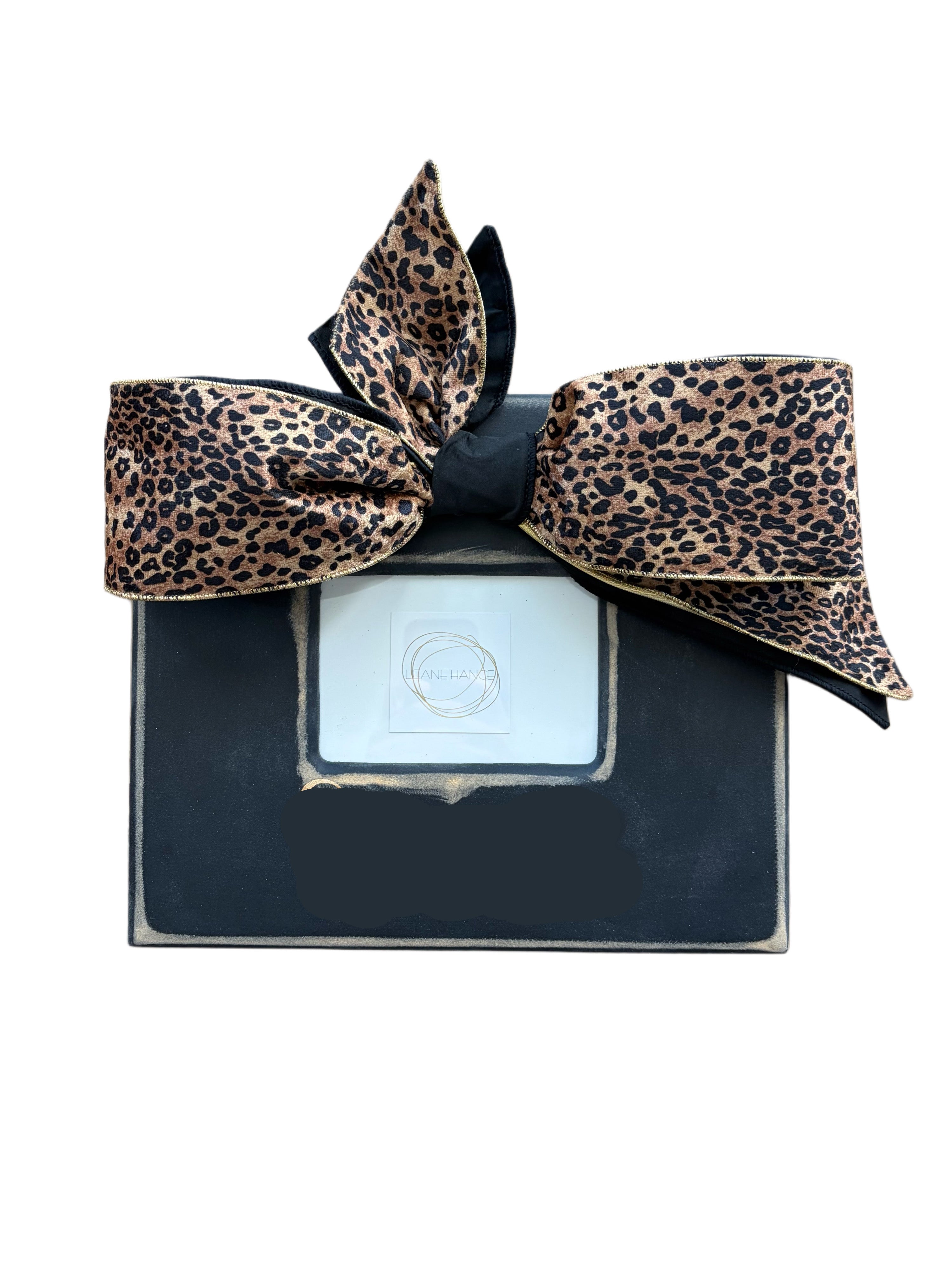 Large Black Personalized Frame