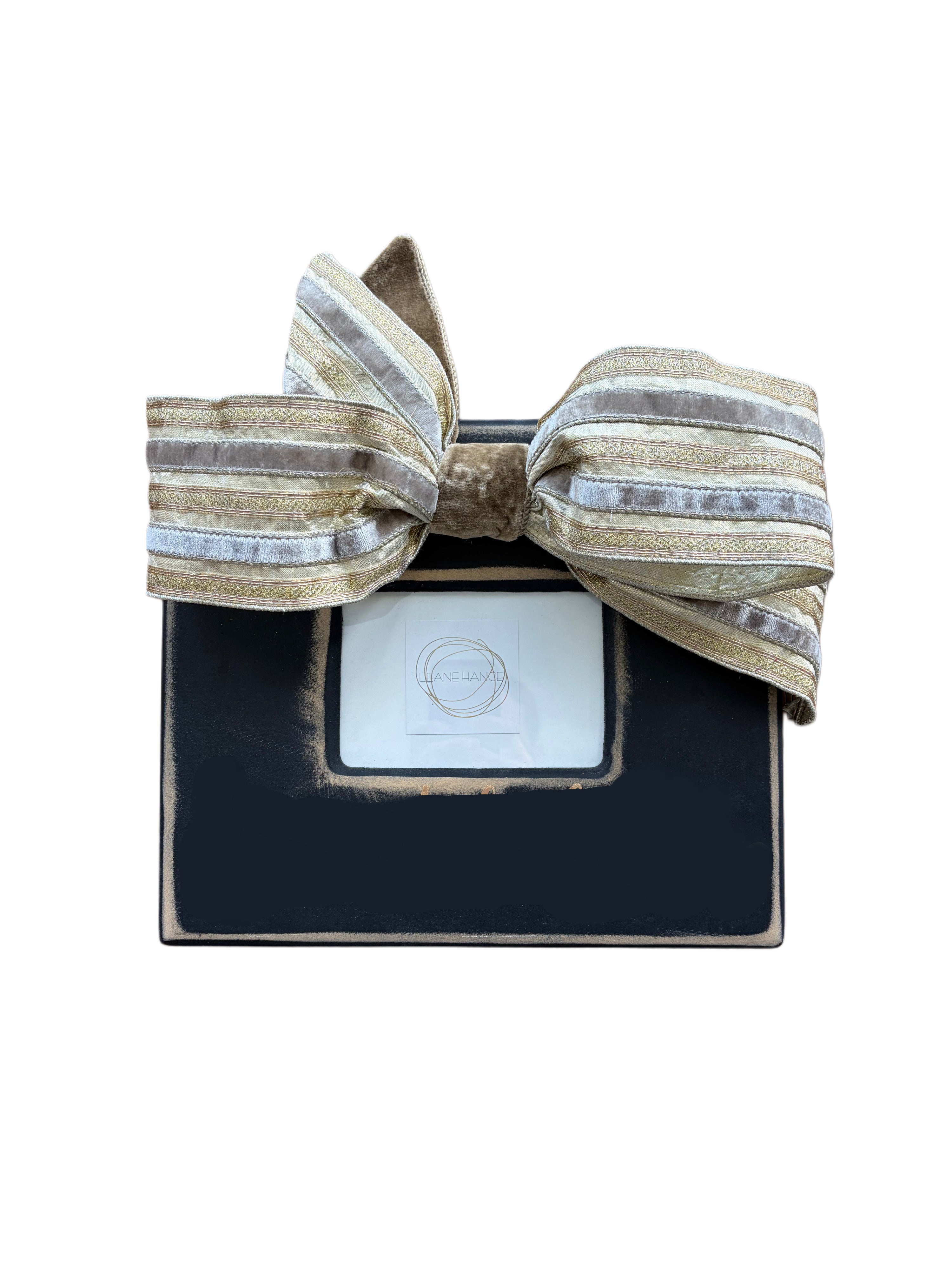 Large Black Personalized Frame