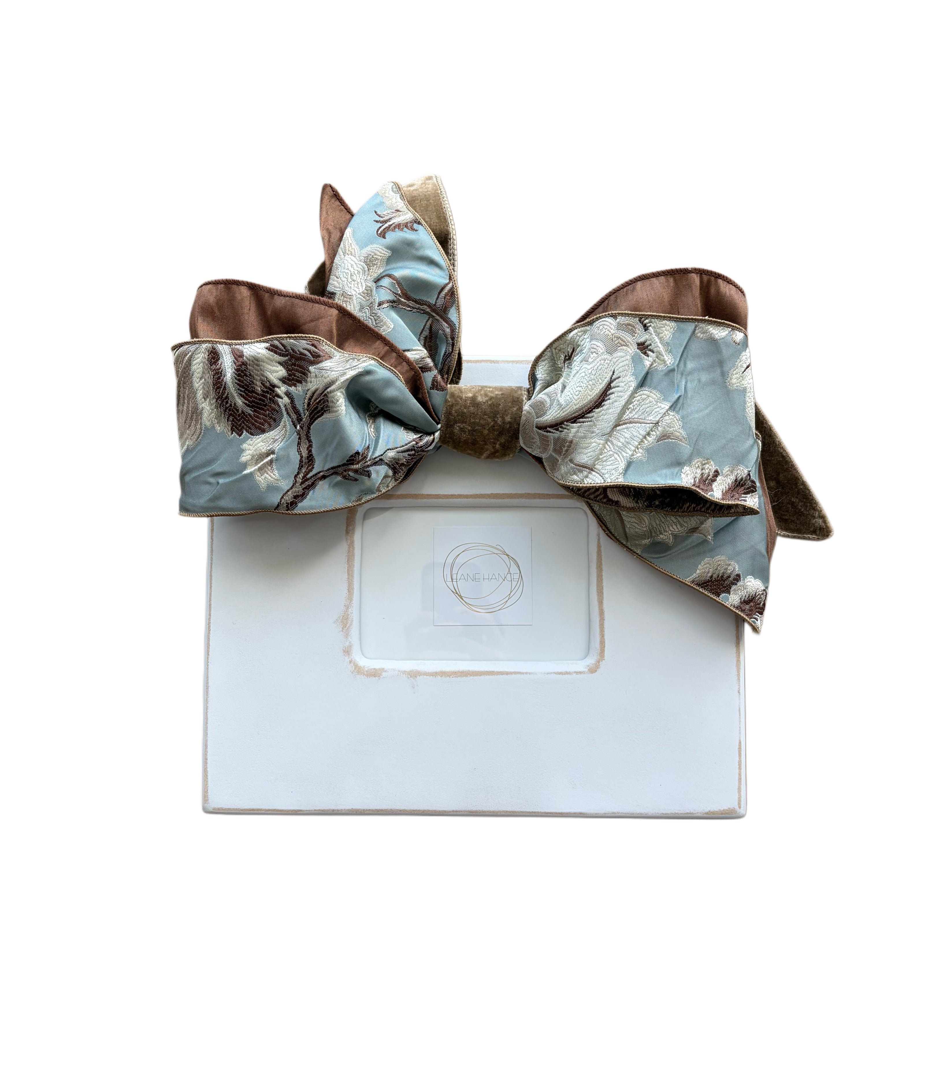 Large White Personalized Frame