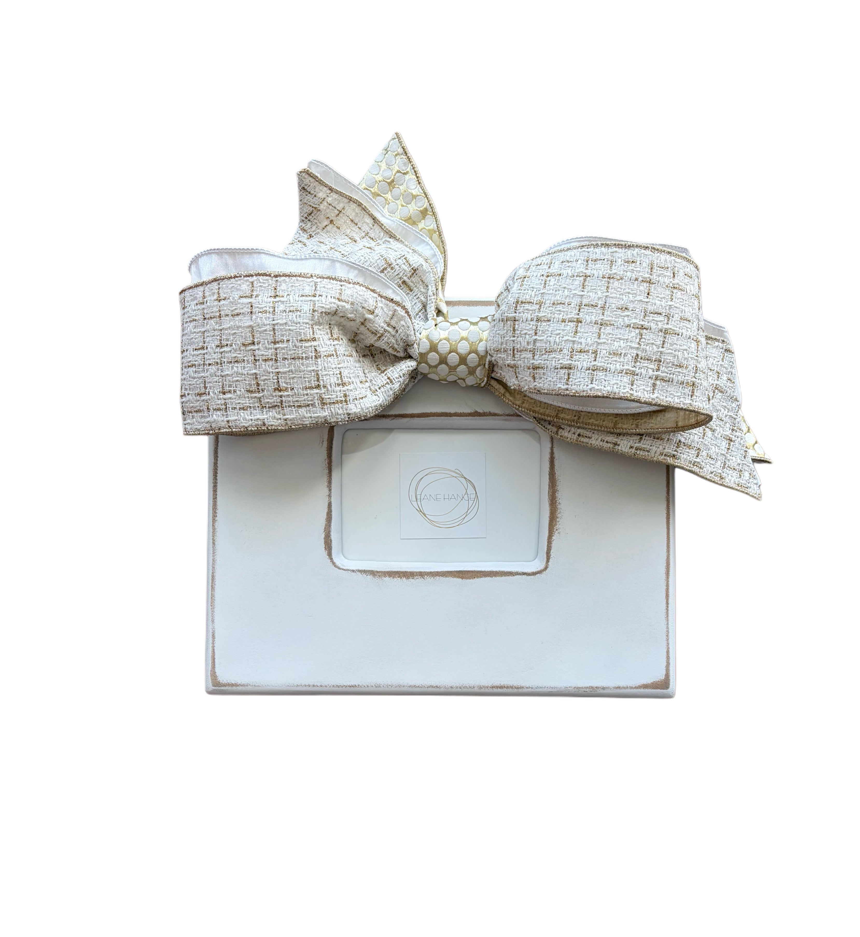 Large White Personalized Frame