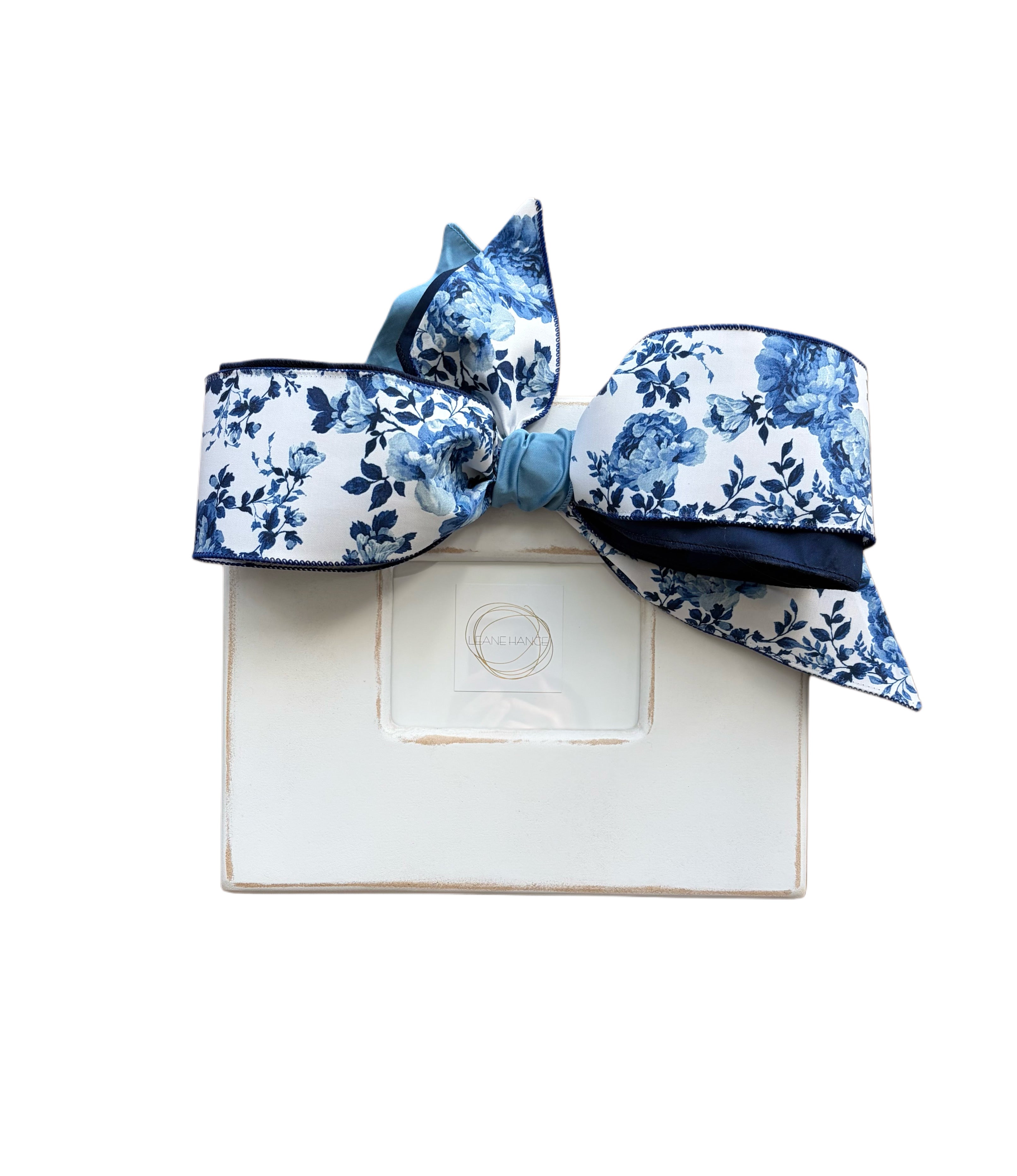 Large White Personalized Frame