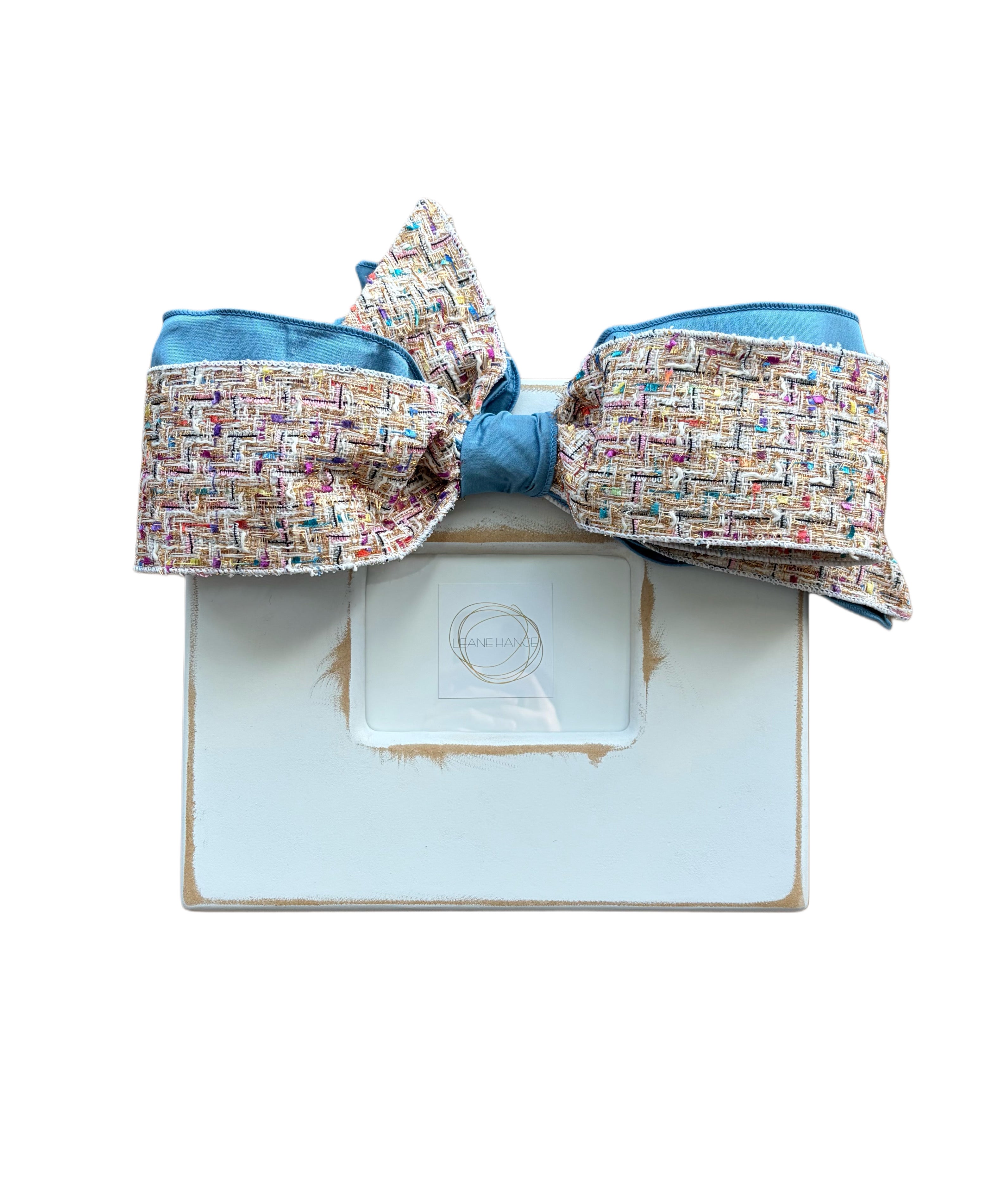 Large White Personalized Frame