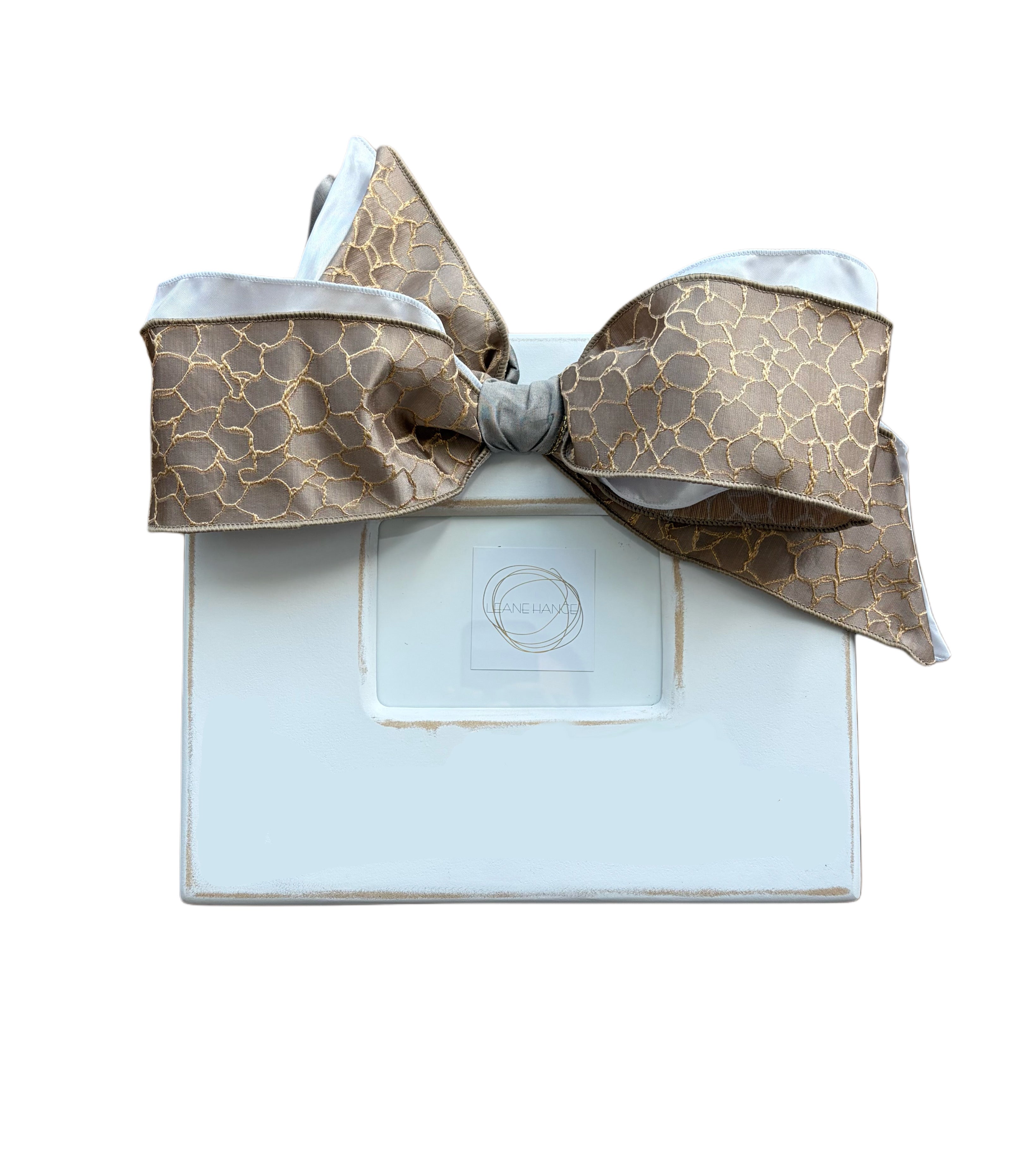 Large White Personalized Frame