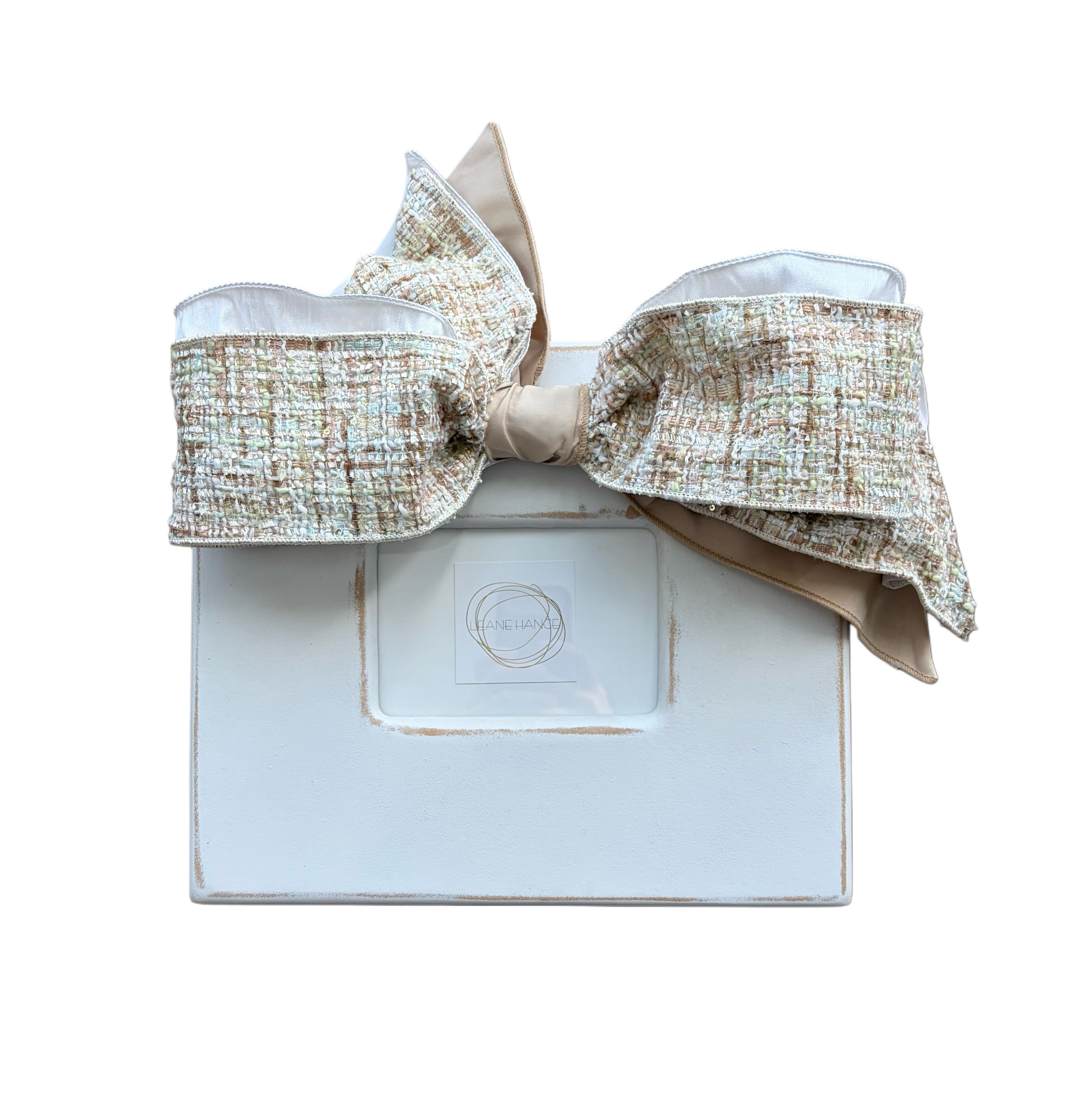 Large White Personalized Frame